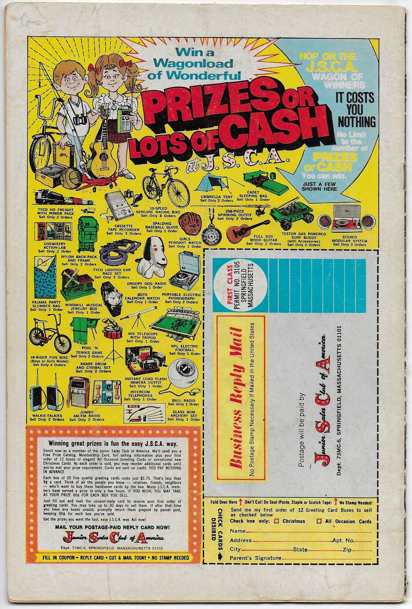 amazing spider-man 124 back cover