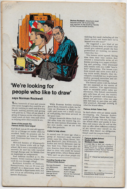 amazing spider-man 59 back cover