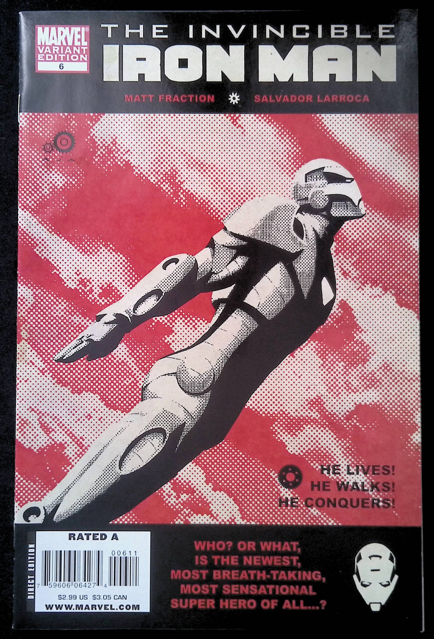 Invincible Iron Man 6b (2008)