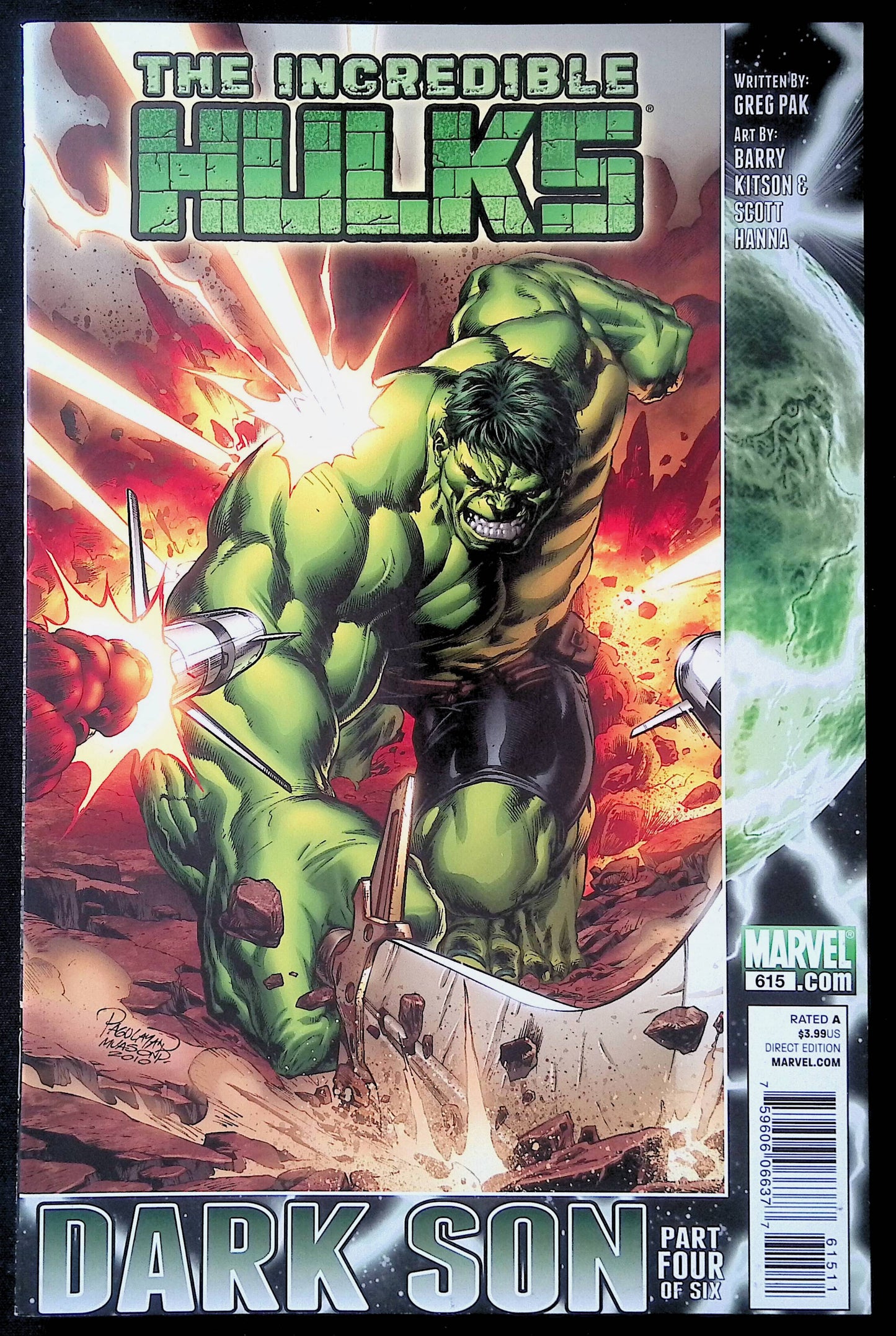 Incredible Hulks 615 (2010)