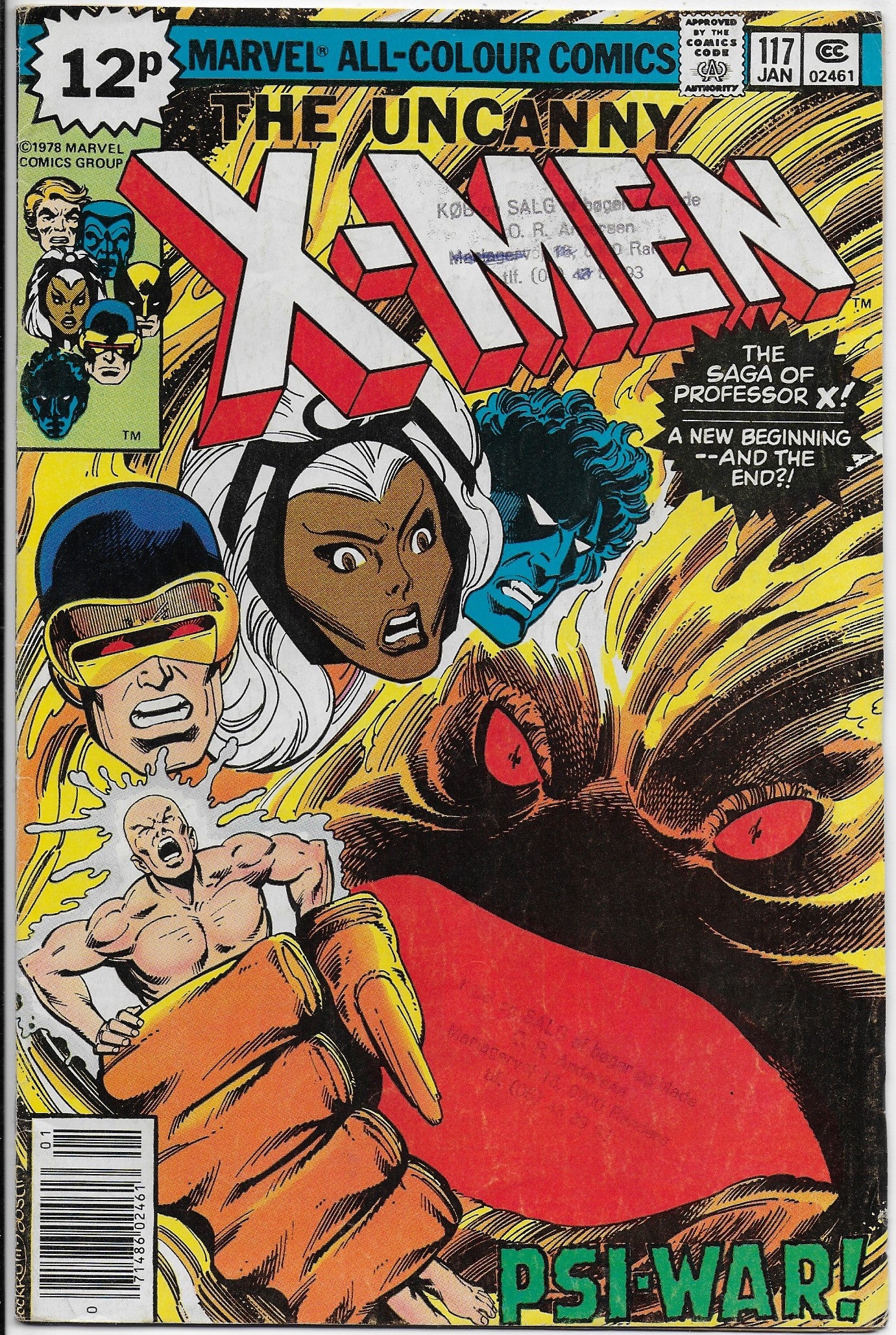 uncanny x-men 117