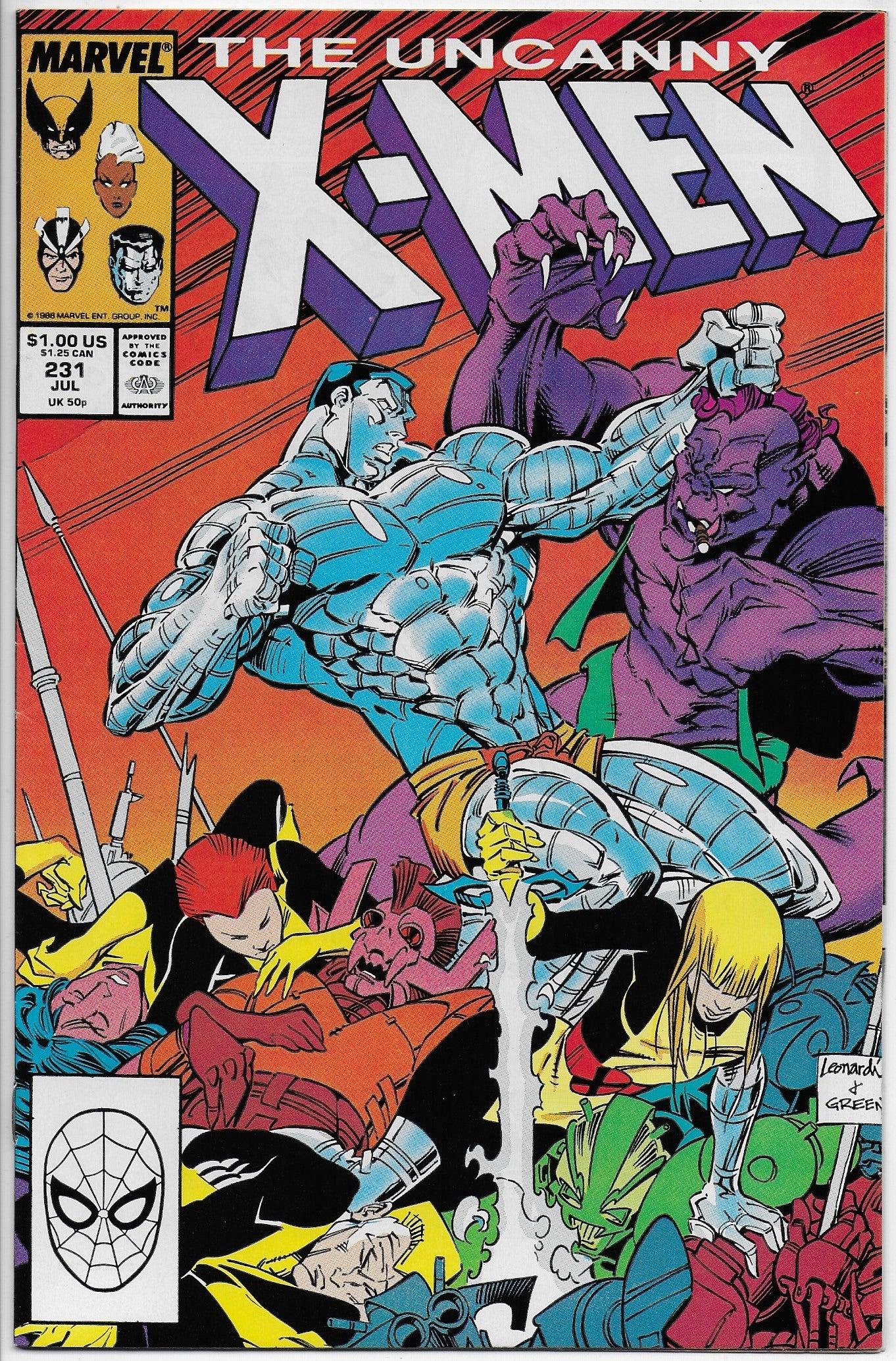 uncanny x-men 231