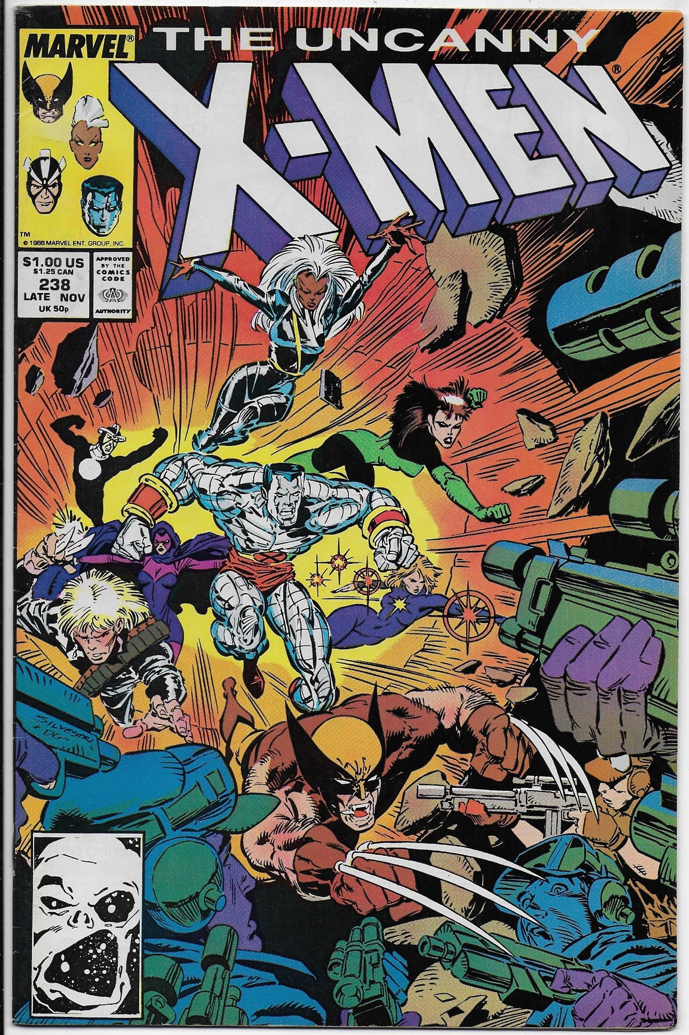 uncanny x-men 238