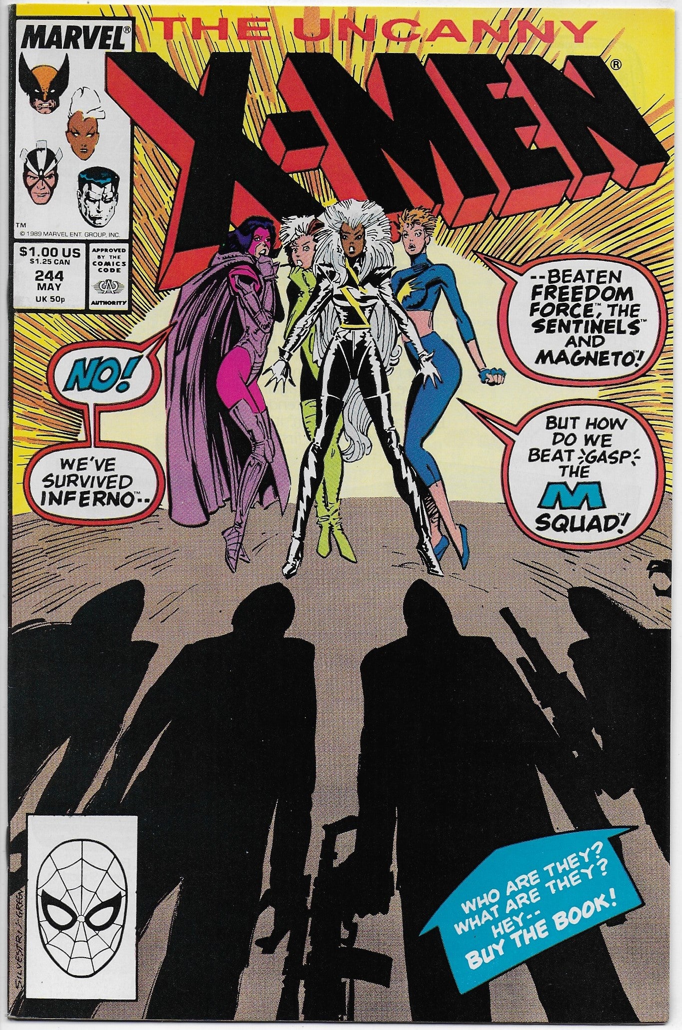 uncanny x-men 244