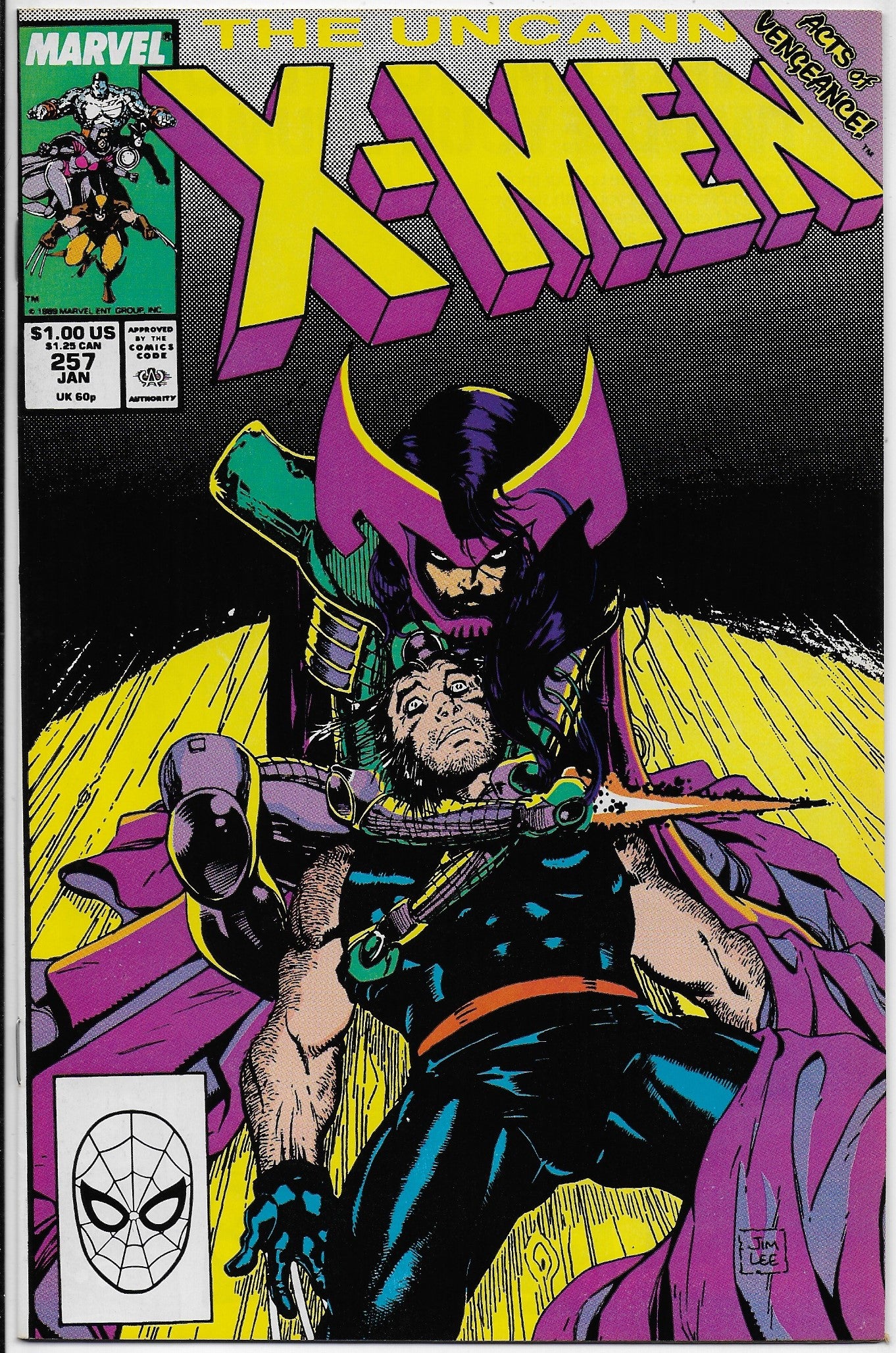 uncanny x-men 257