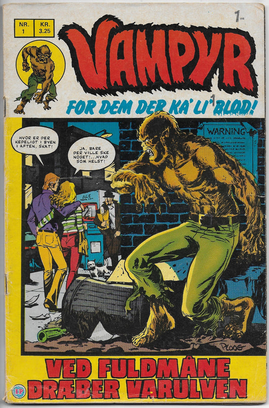 vampyr 1 front cover