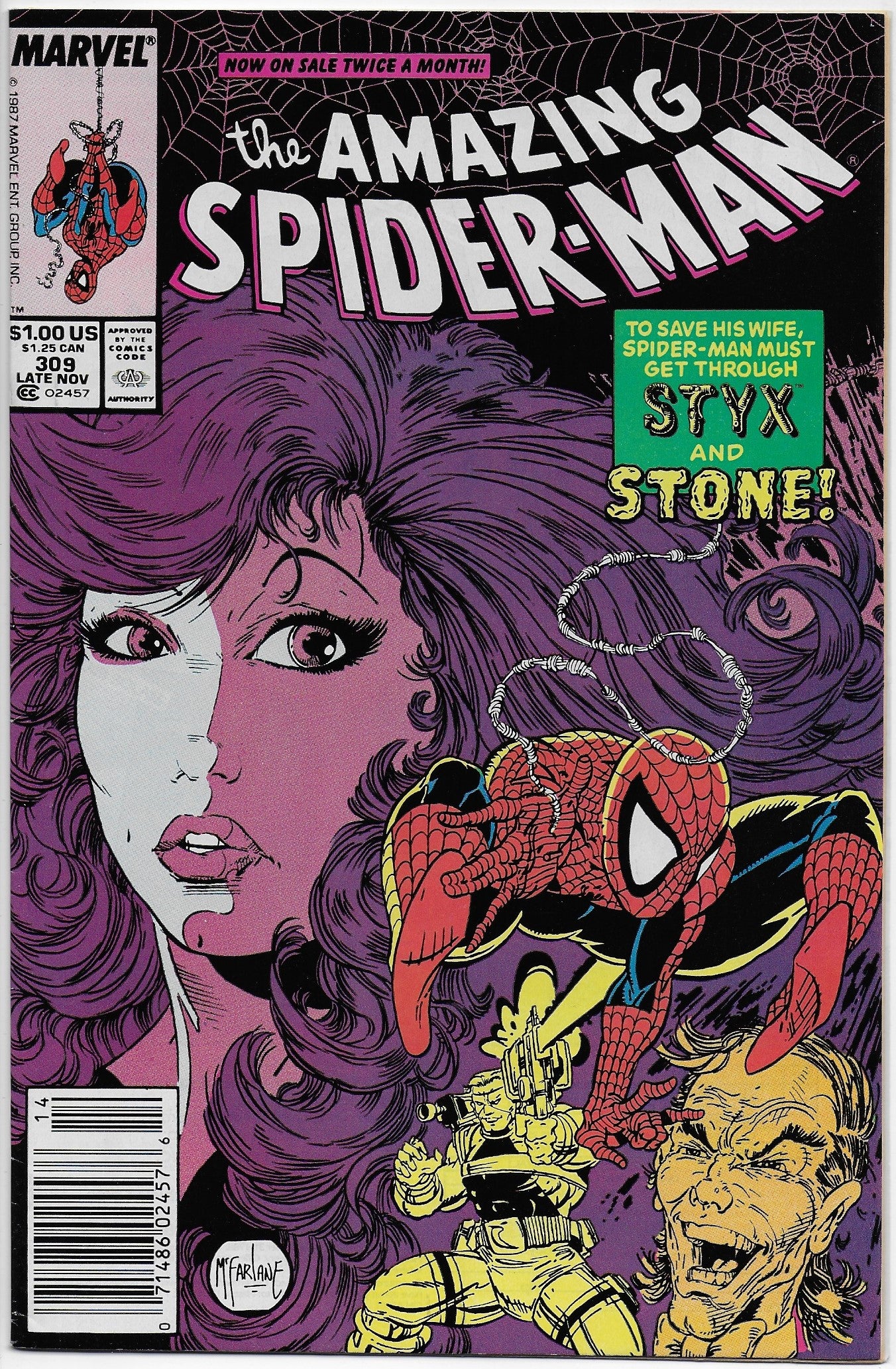 amazing spider-man 309