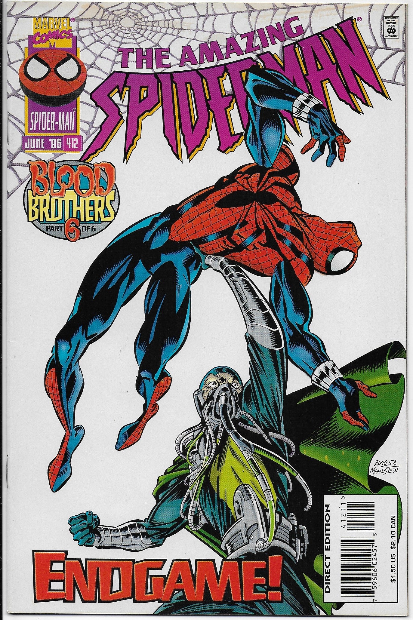 amazing spider-man 412