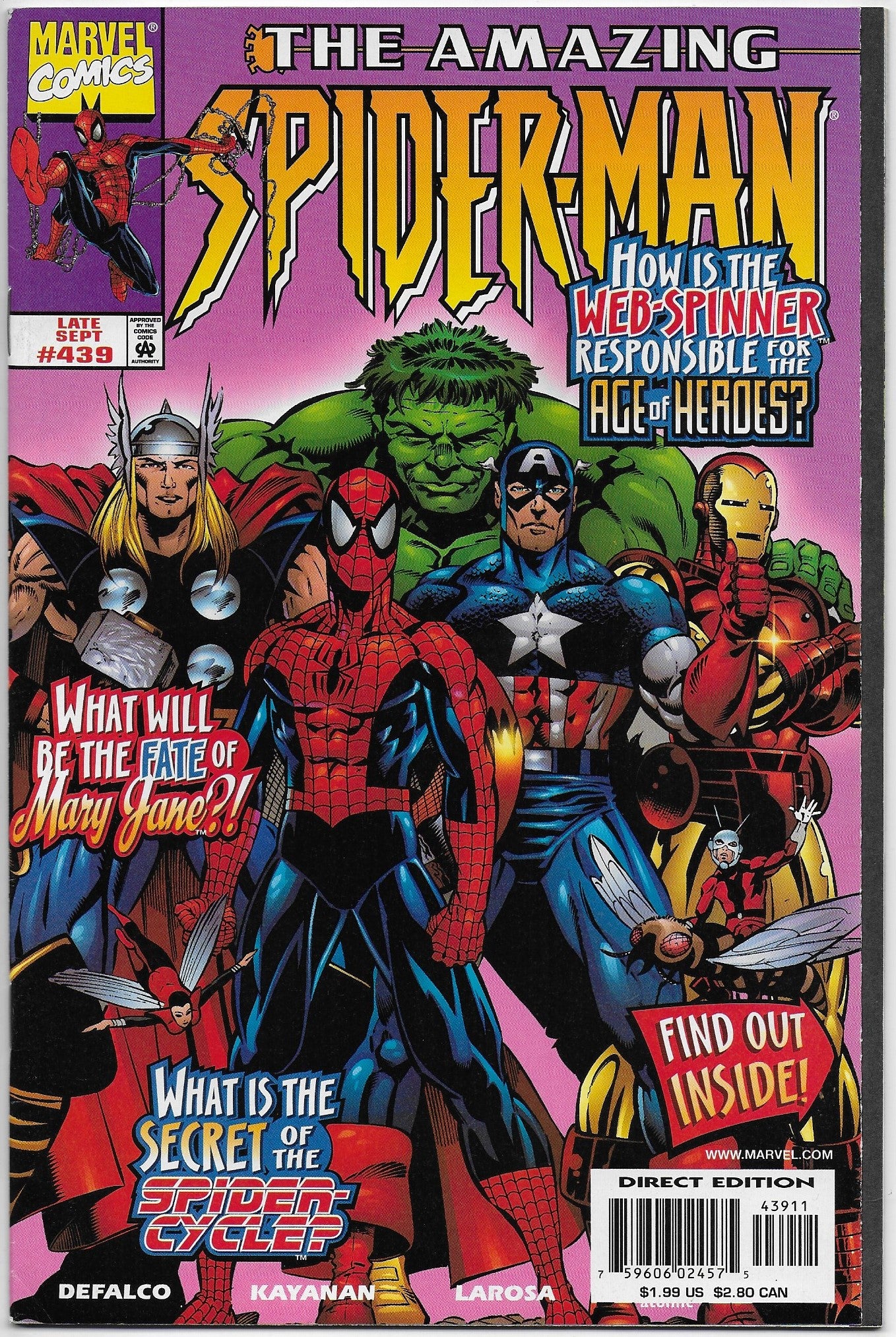 amazing spider-man 439