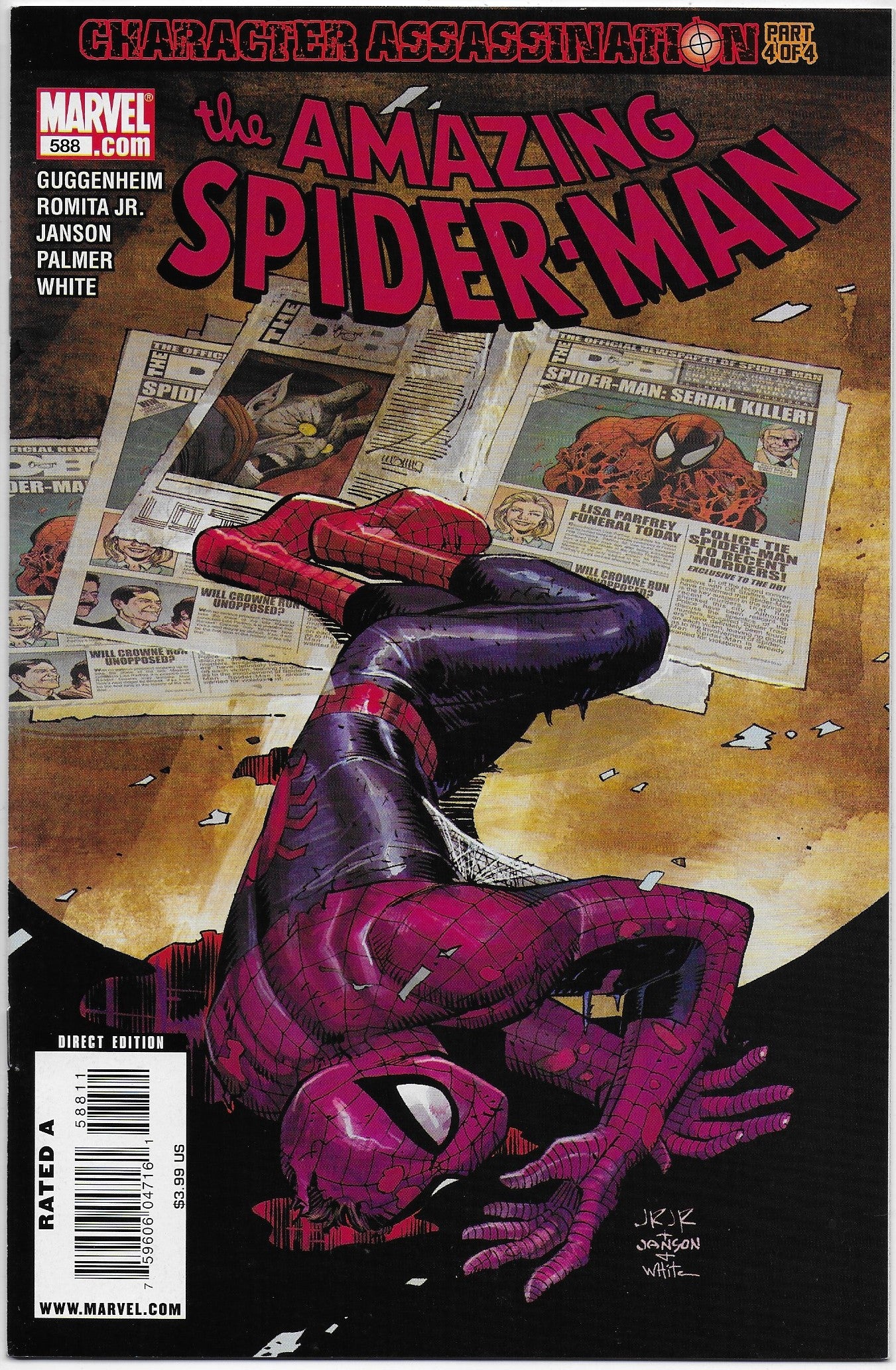 amazing spider-man 588