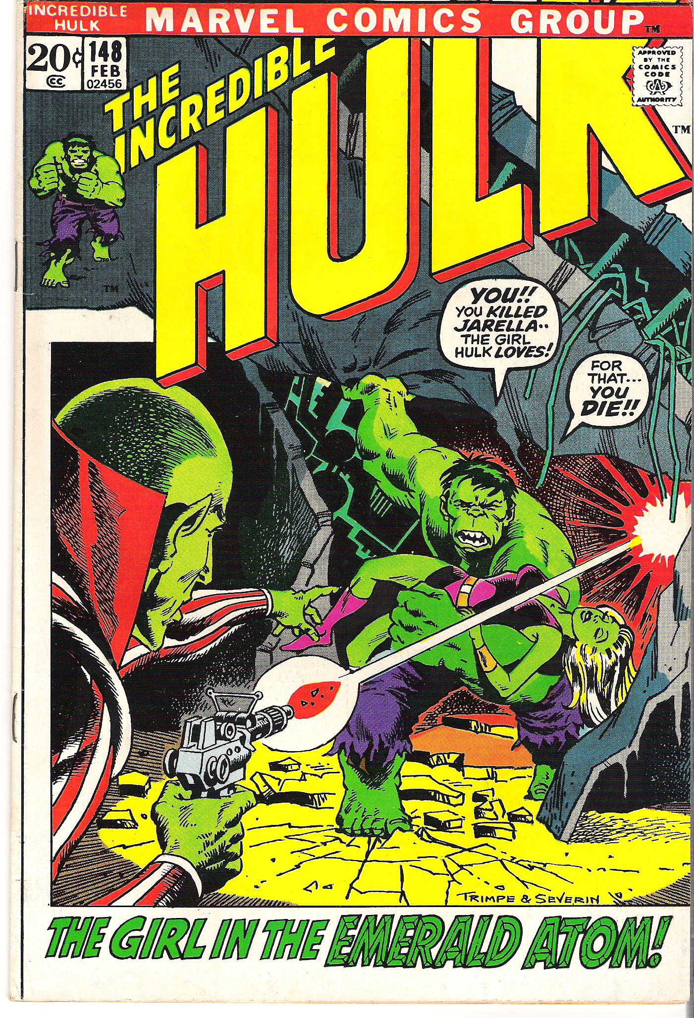 incredible hulk 148