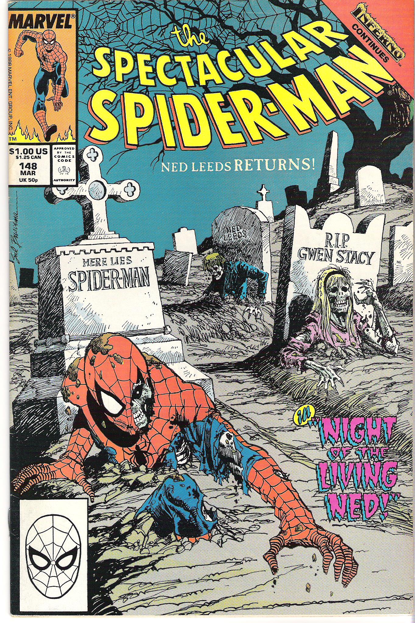 spectacular spider-man 148