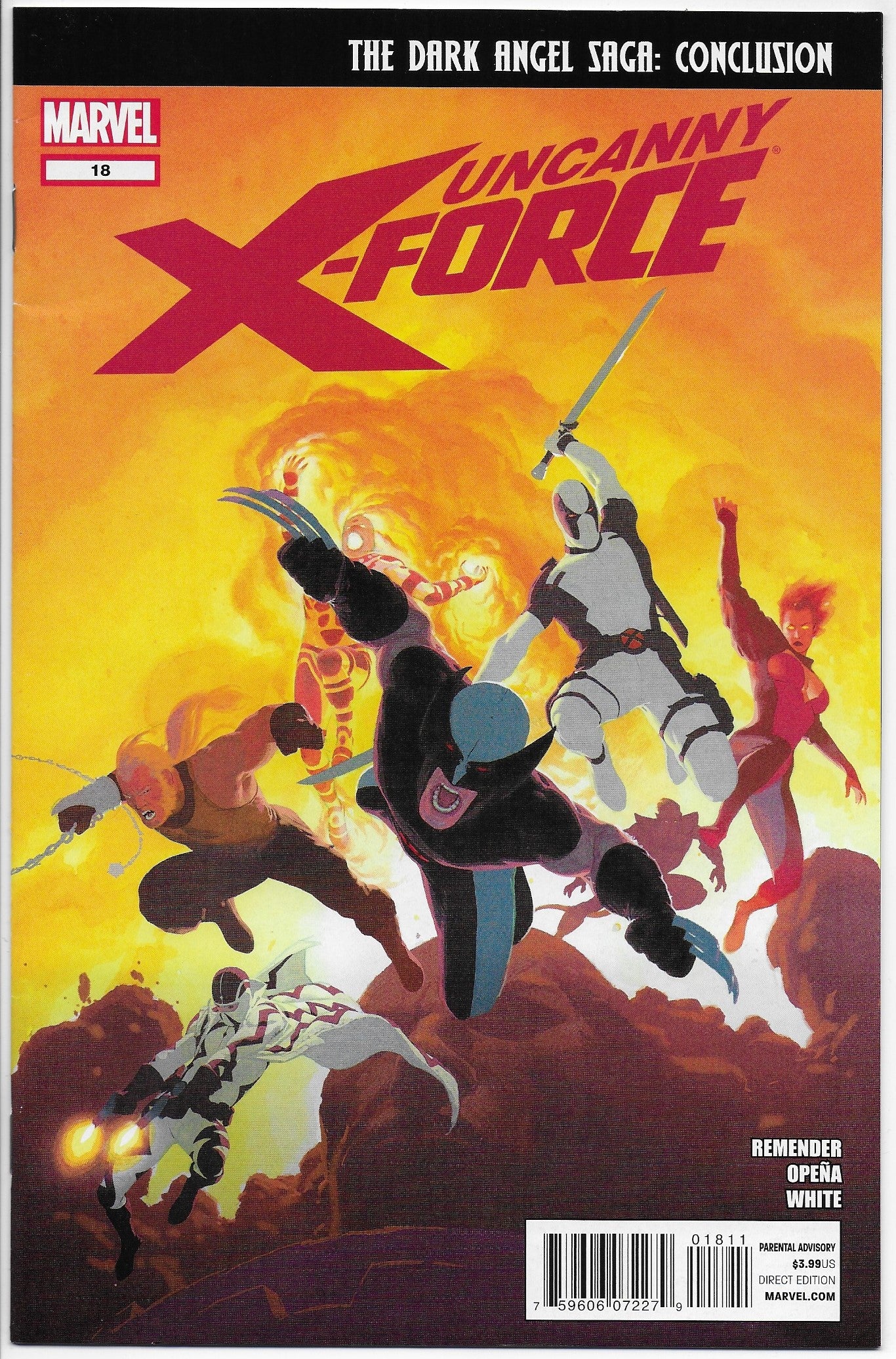uncanny x-force 18