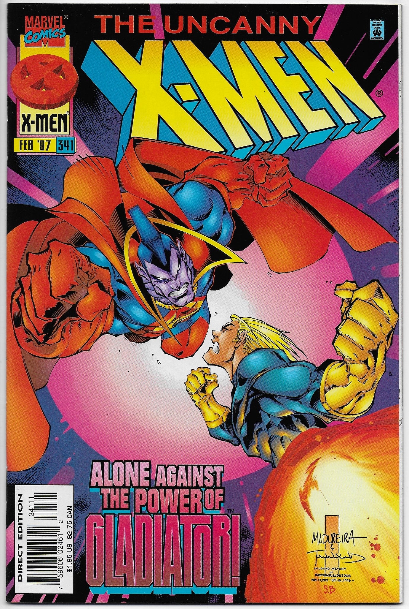uncanny x-men 341