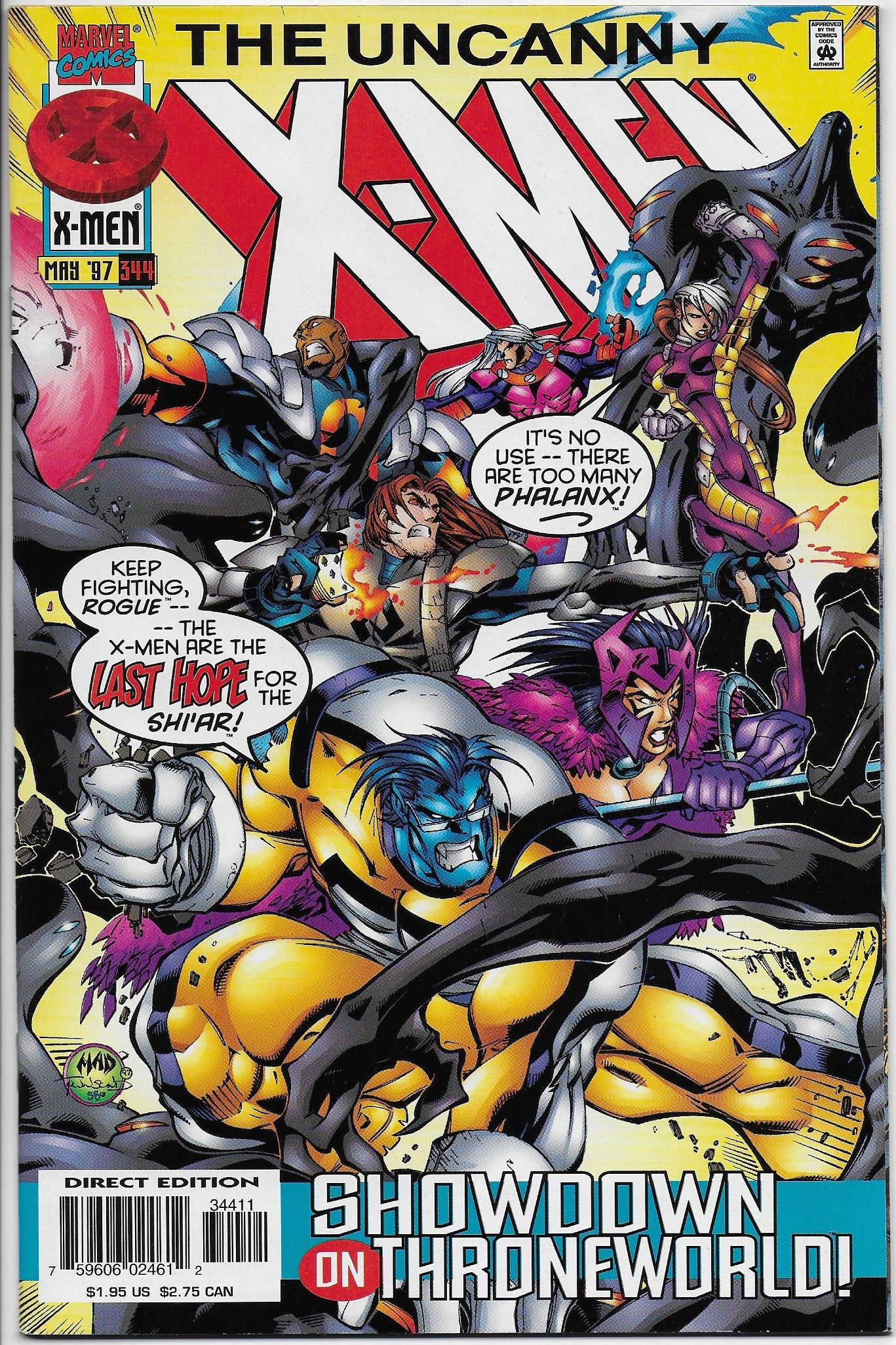 uncanny x-men 344