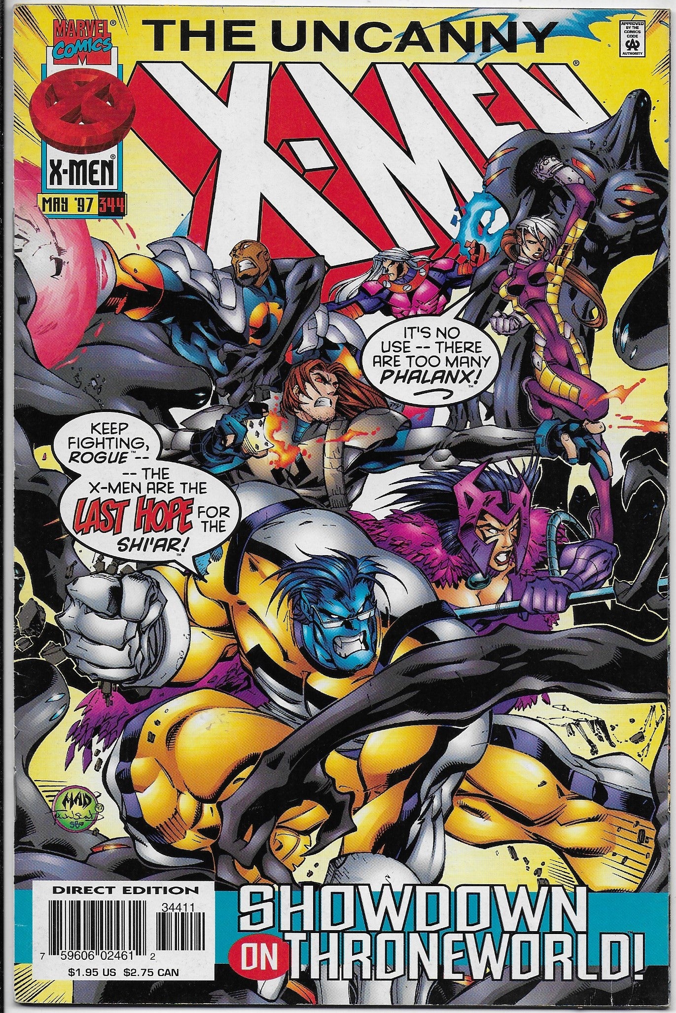 uncanny x-men 344