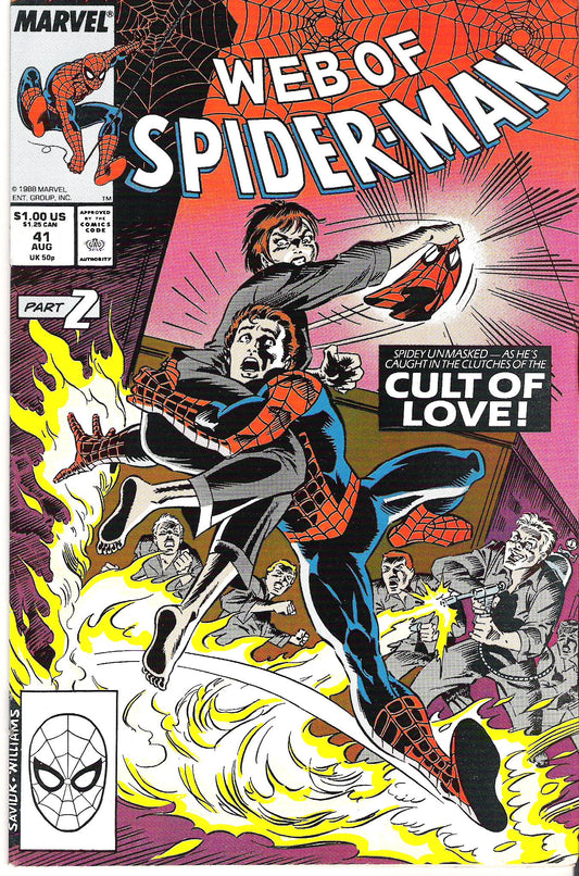 web of spider-man 41