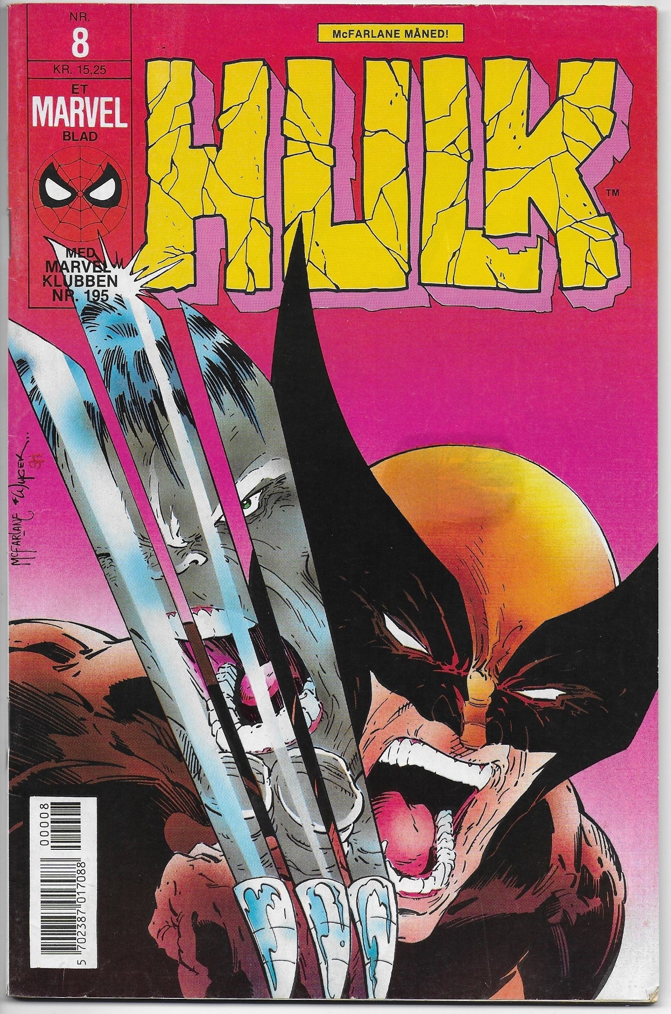 Used Danish Comic Books - Marvel