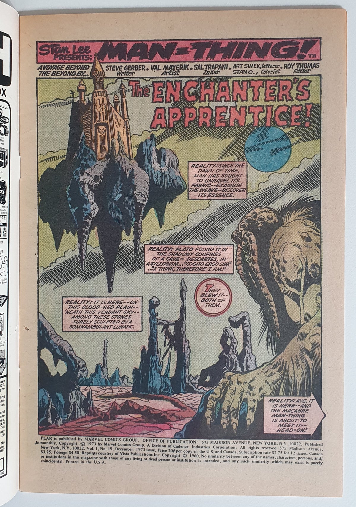 Adventure into Fear 19 (1974)