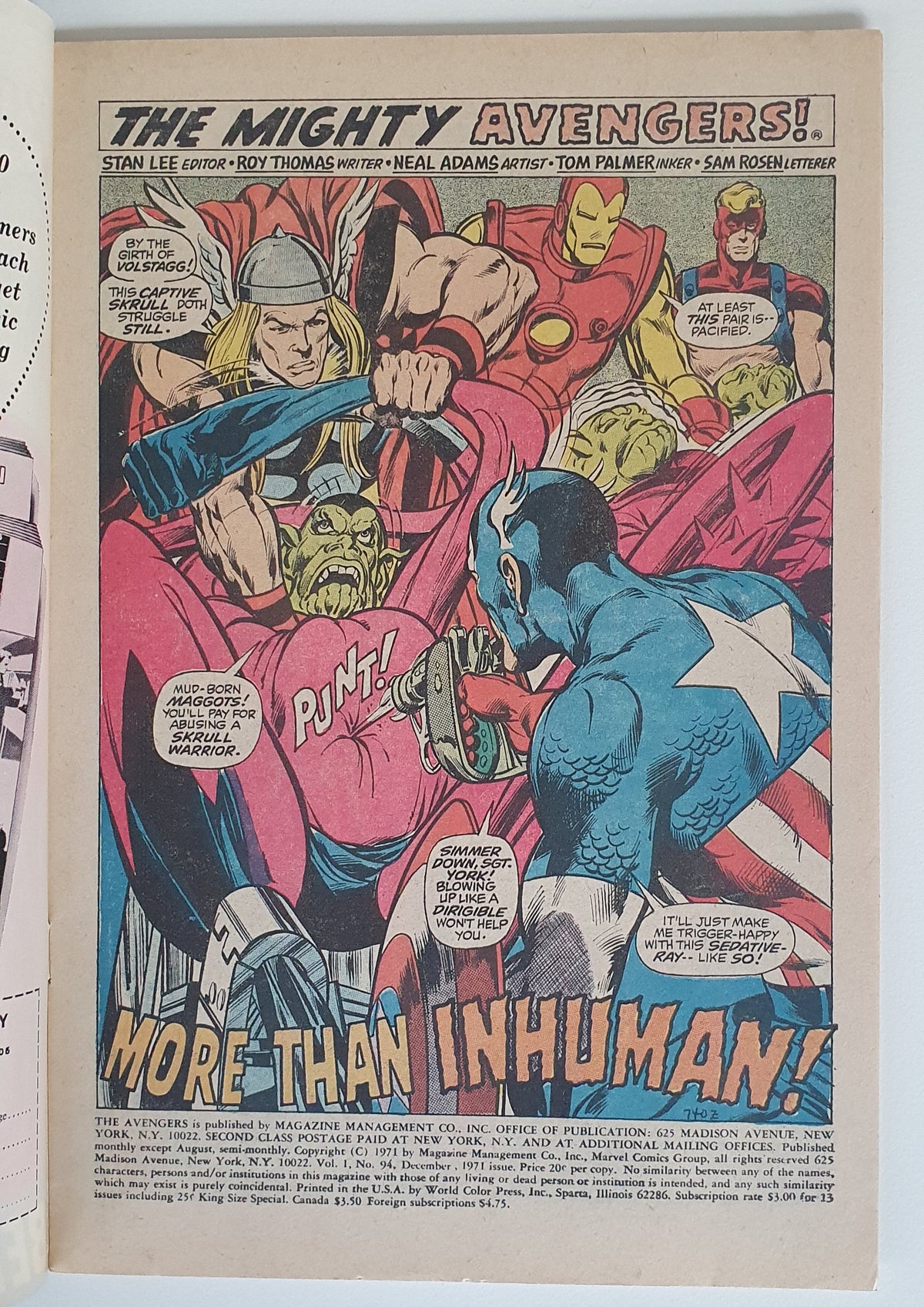 Avengers 94 (1971)