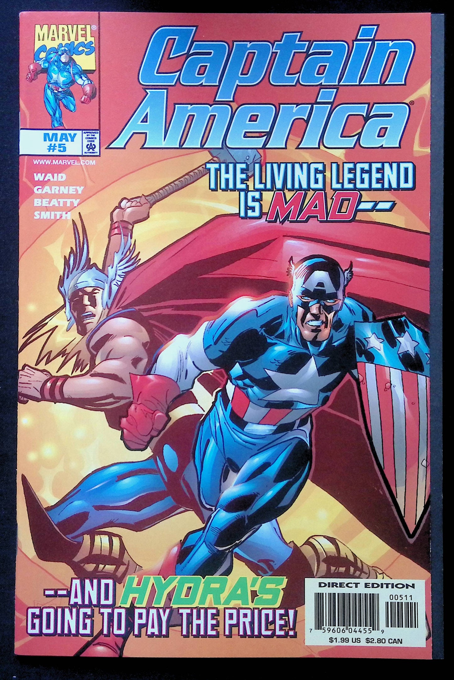 Captain America 5-7 (1998)