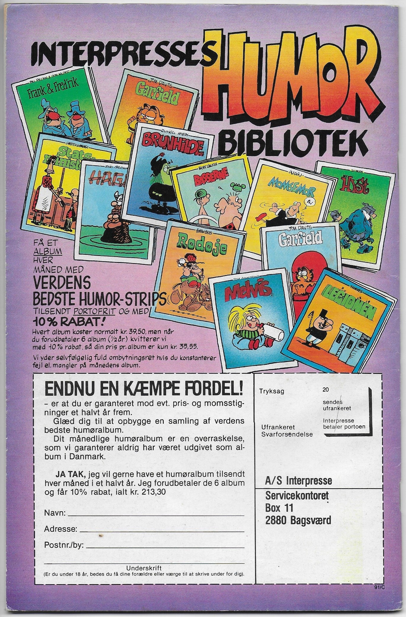 edderkoppen 1/86 back cover