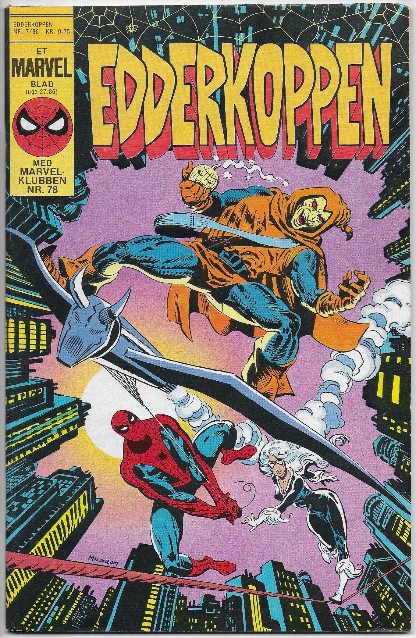Edderkoppen 7/86 (1986) – MMM Comics