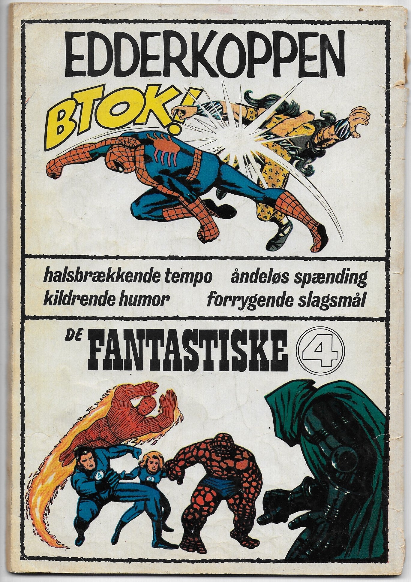 fantastiske fire 16 back cover