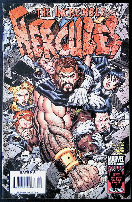 Incredible Hercules 114 (2008)