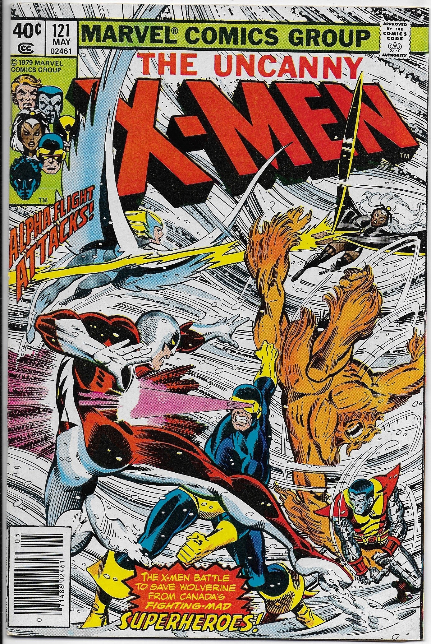 uncanny x-men 121