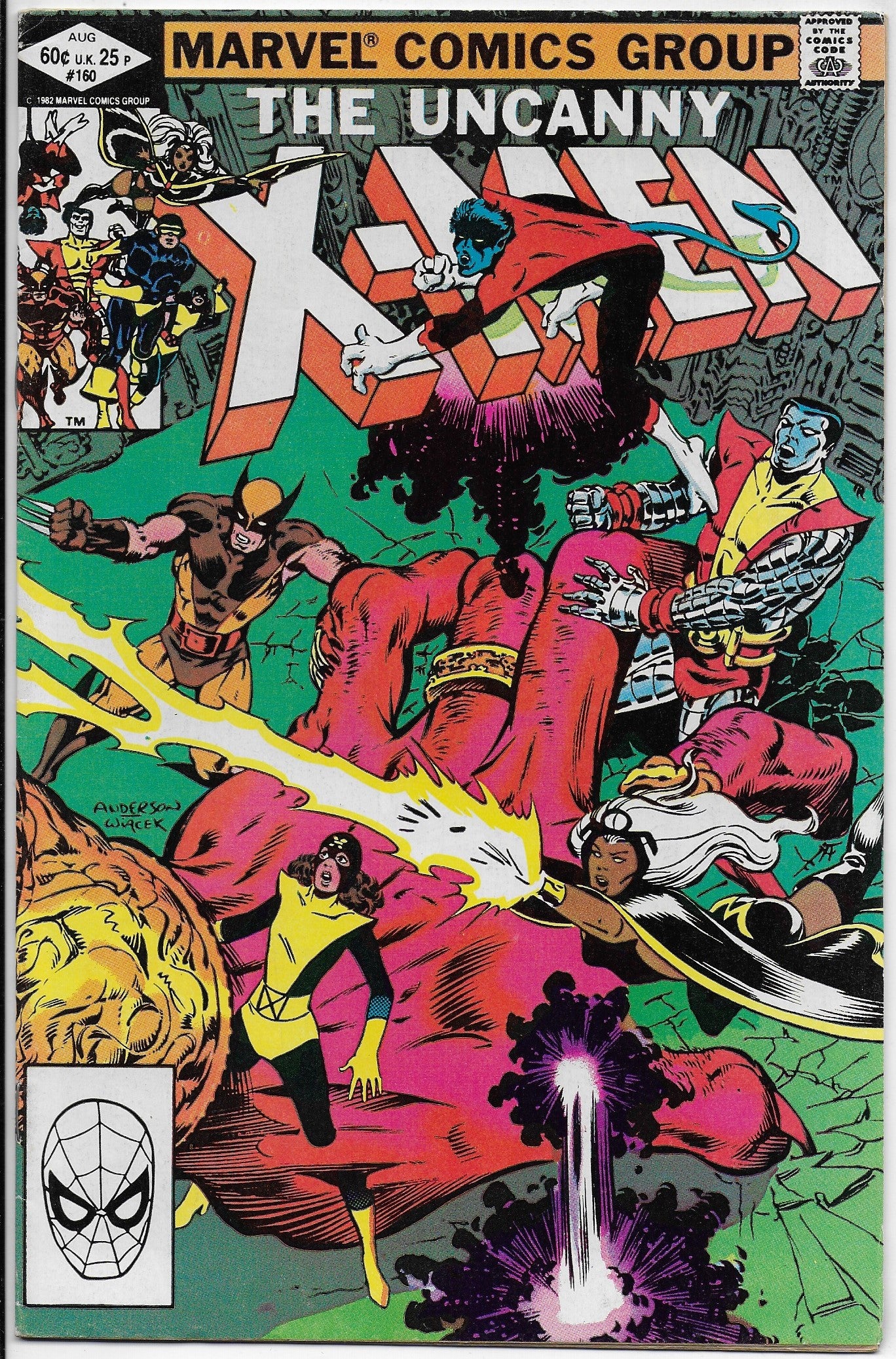 uncanny x-men 160
