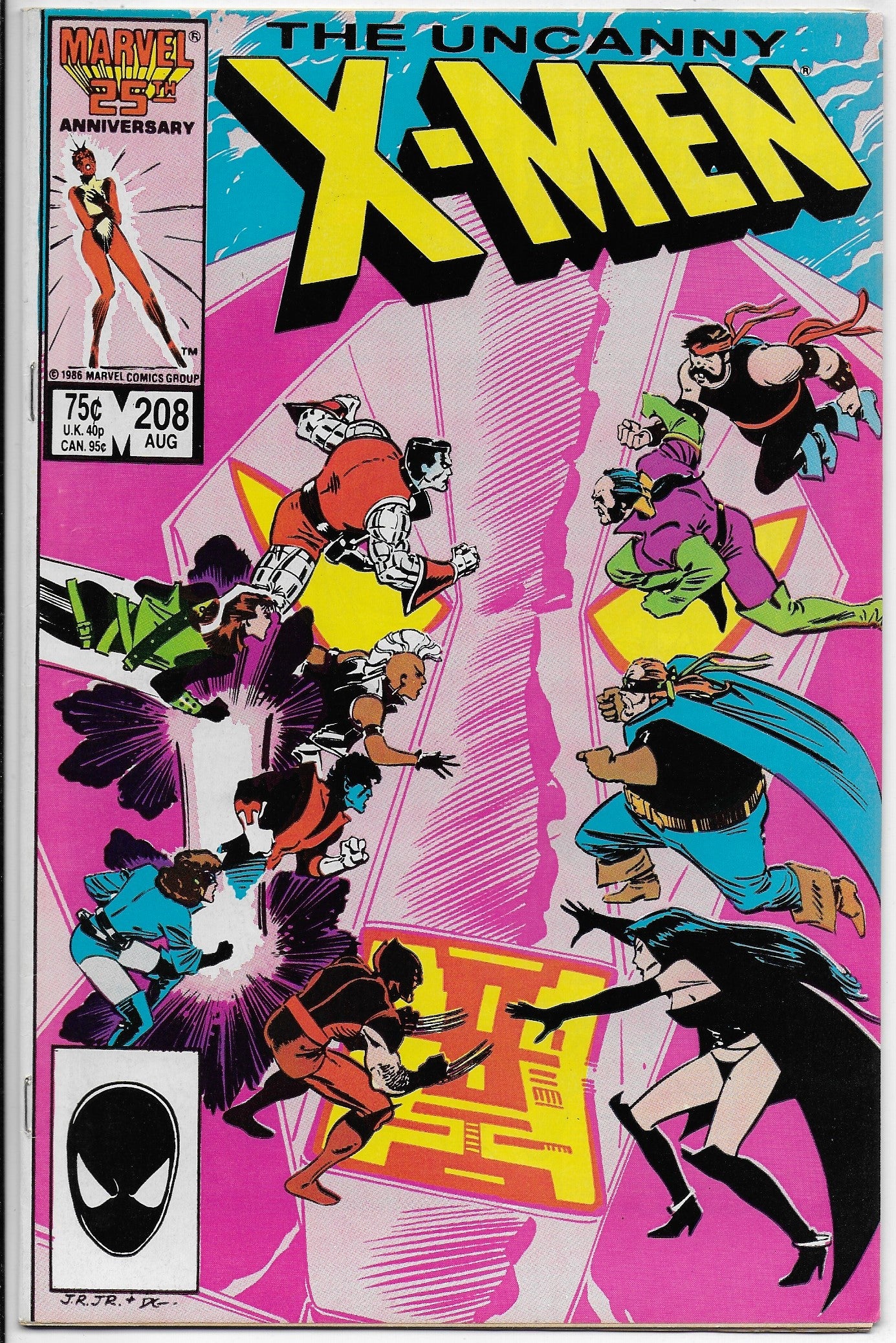 uncanny x-men 208
