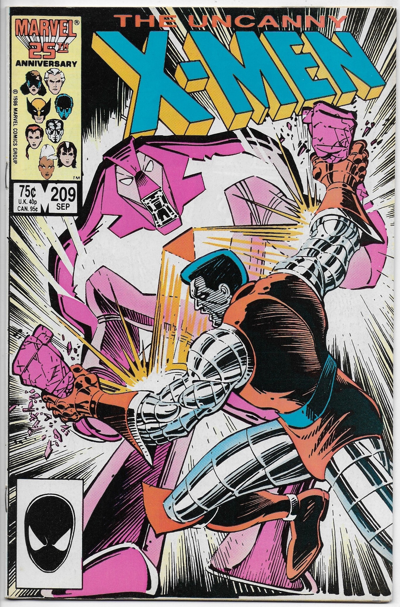 uncanny x-men 209