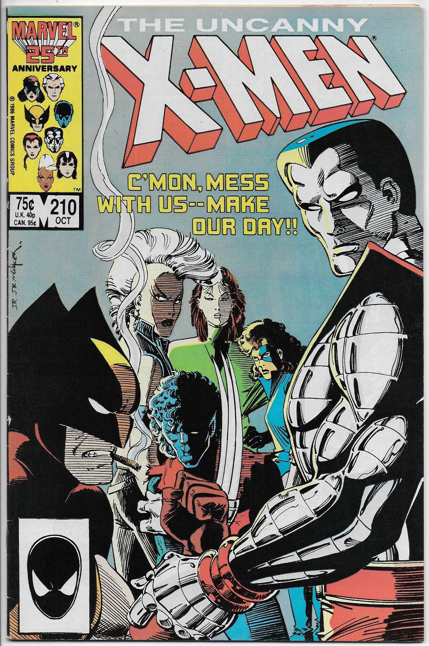 uncanny x-men 210