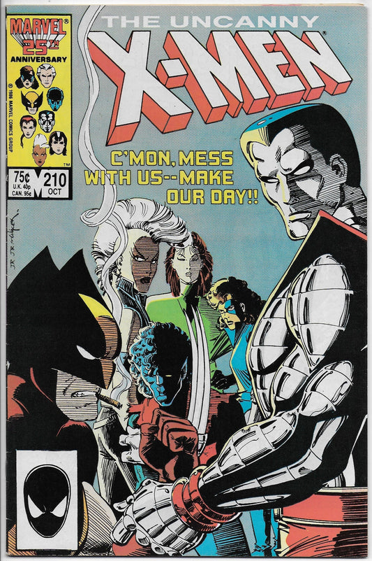 uncanny x-men 210