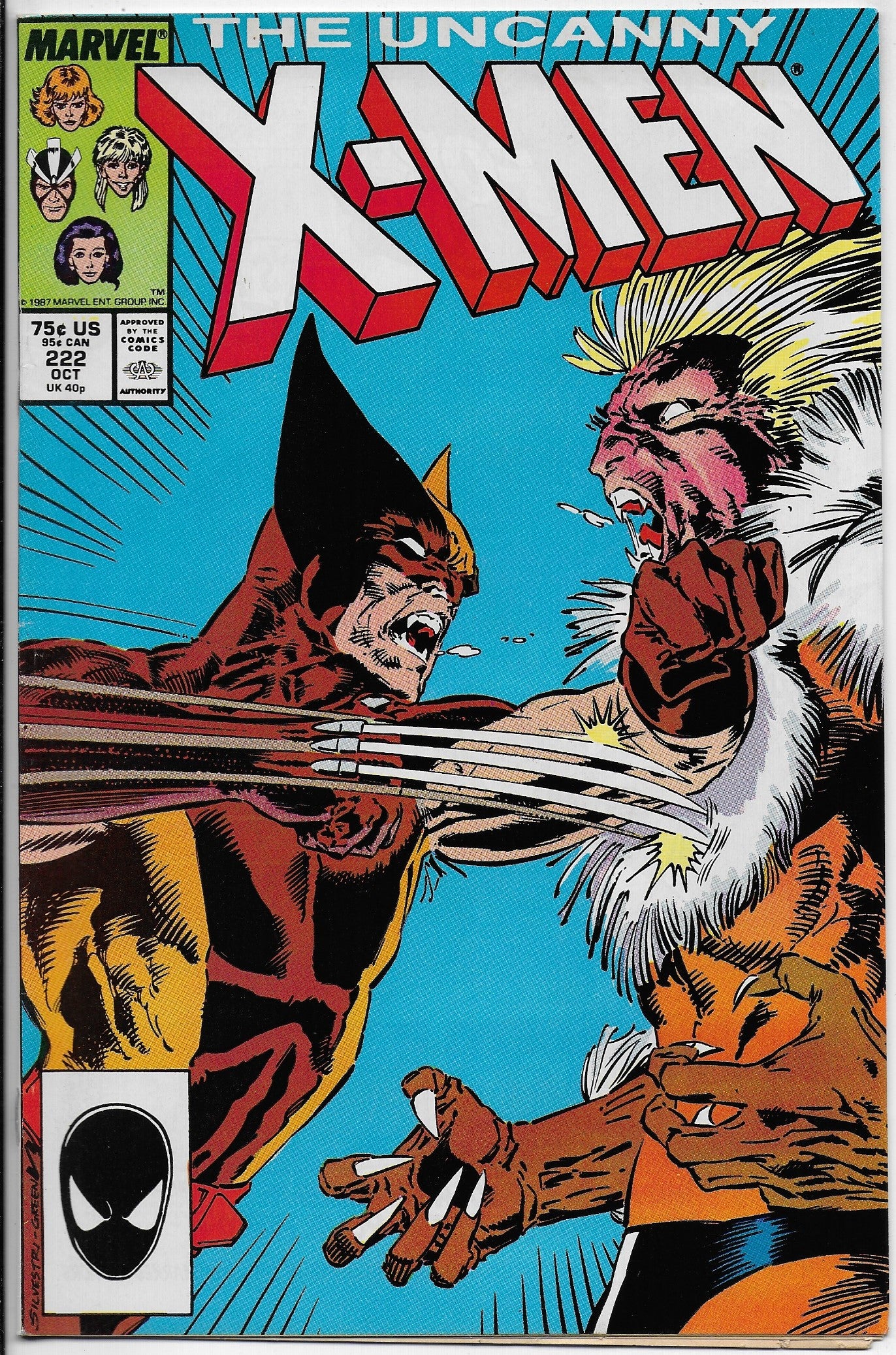 uncanny x-men 222
