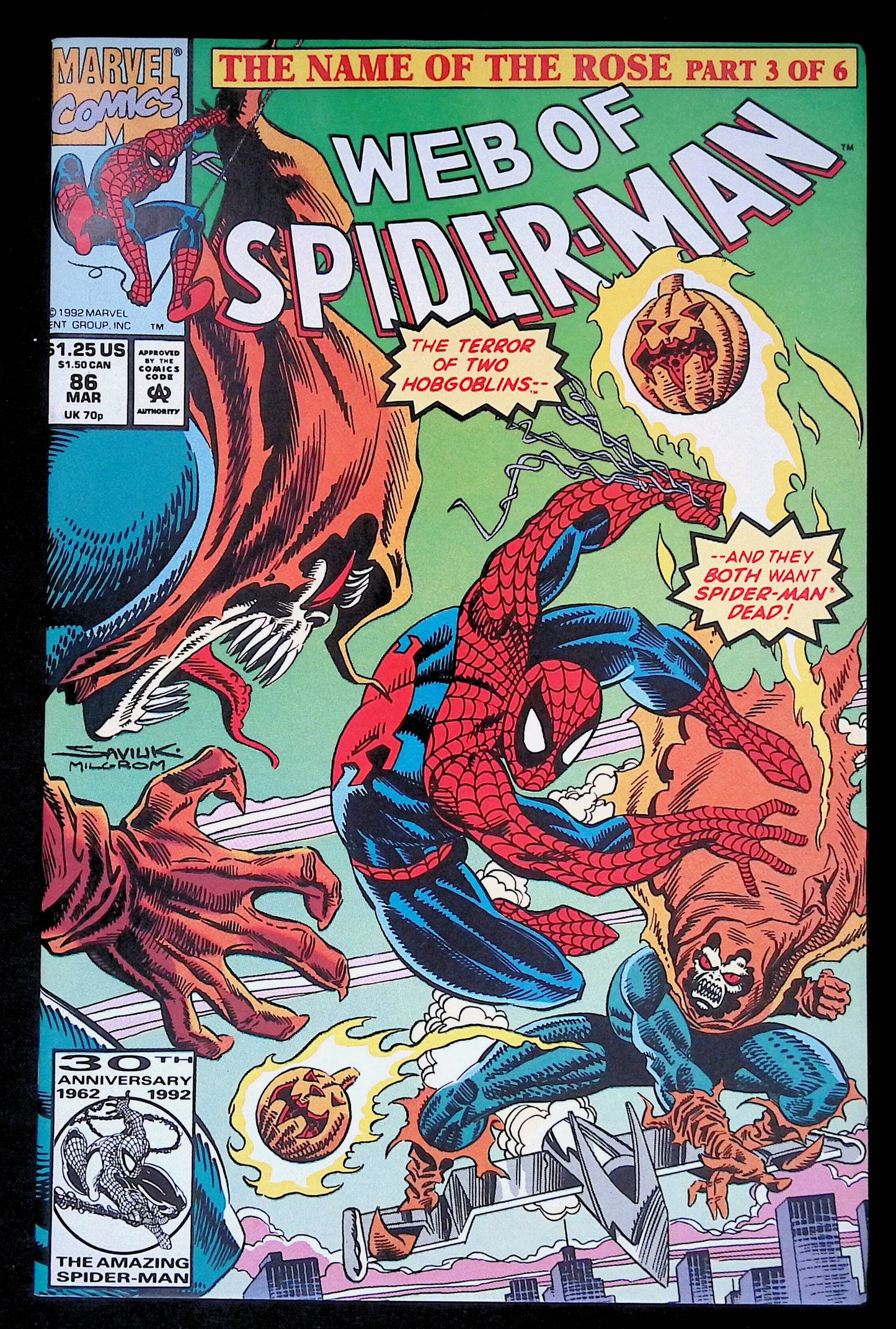 Web of Spider-Man 84-89 (1992)