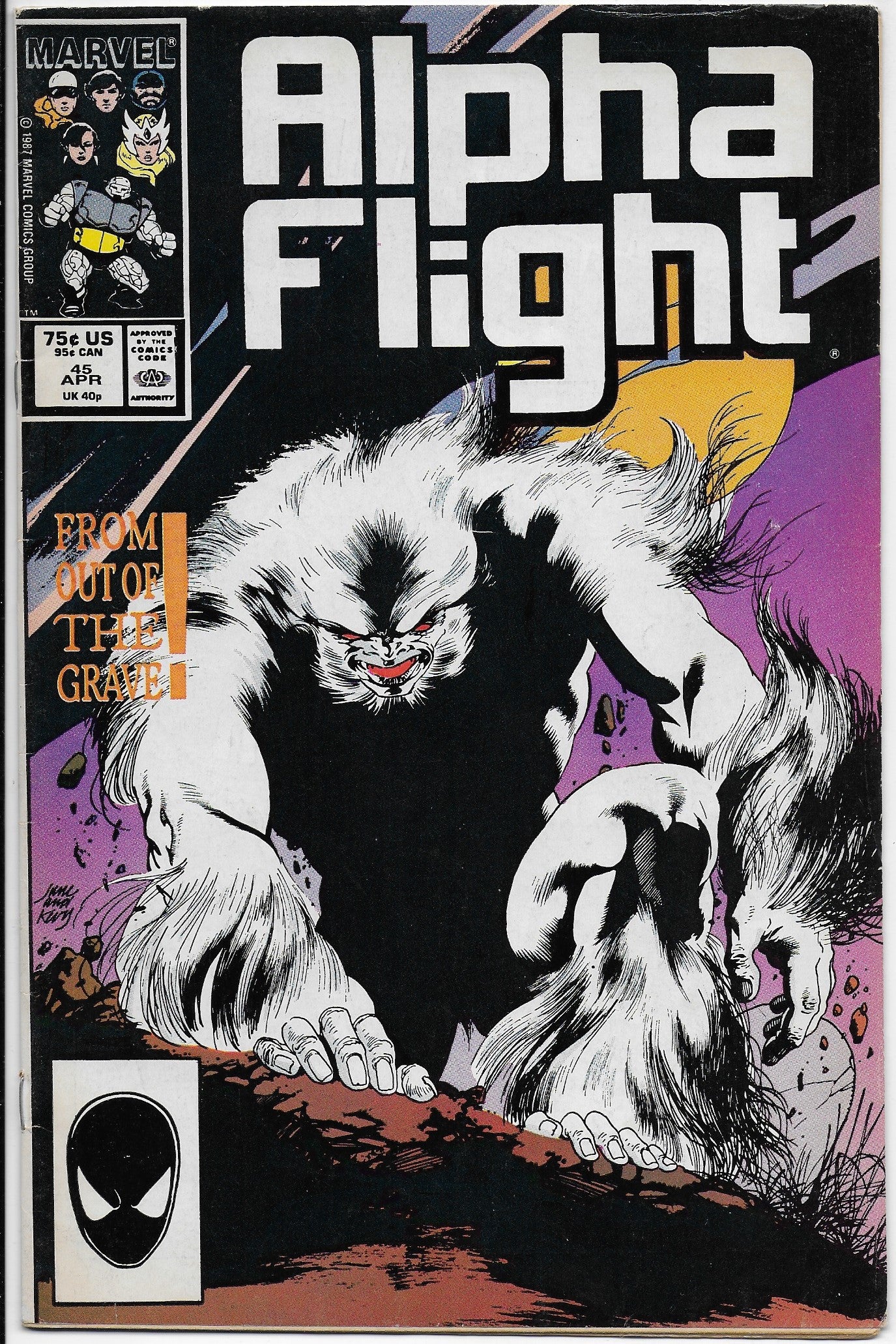 alpha flight 45