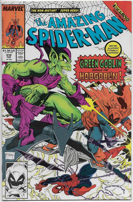 amazing spider-man 312