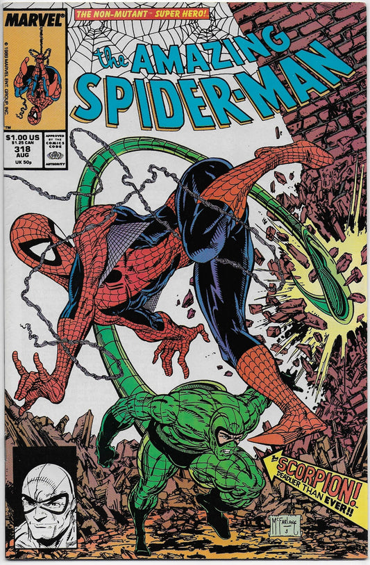 amazing spider-man 318