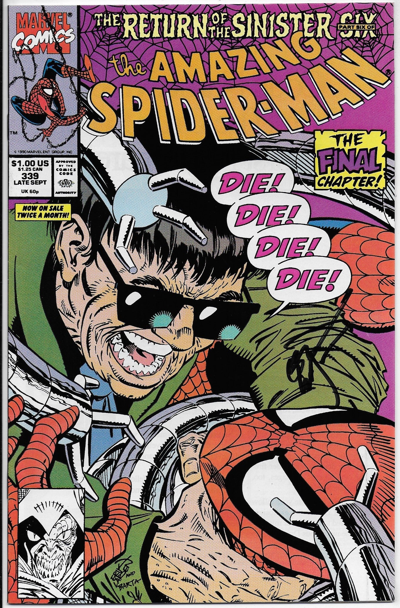 amazing spider-man 339