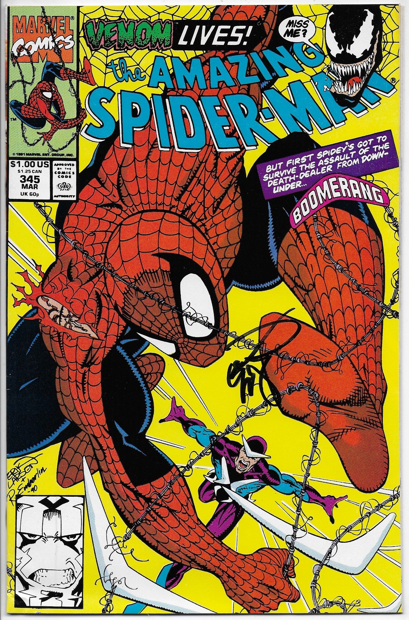 amazing spider-man 345