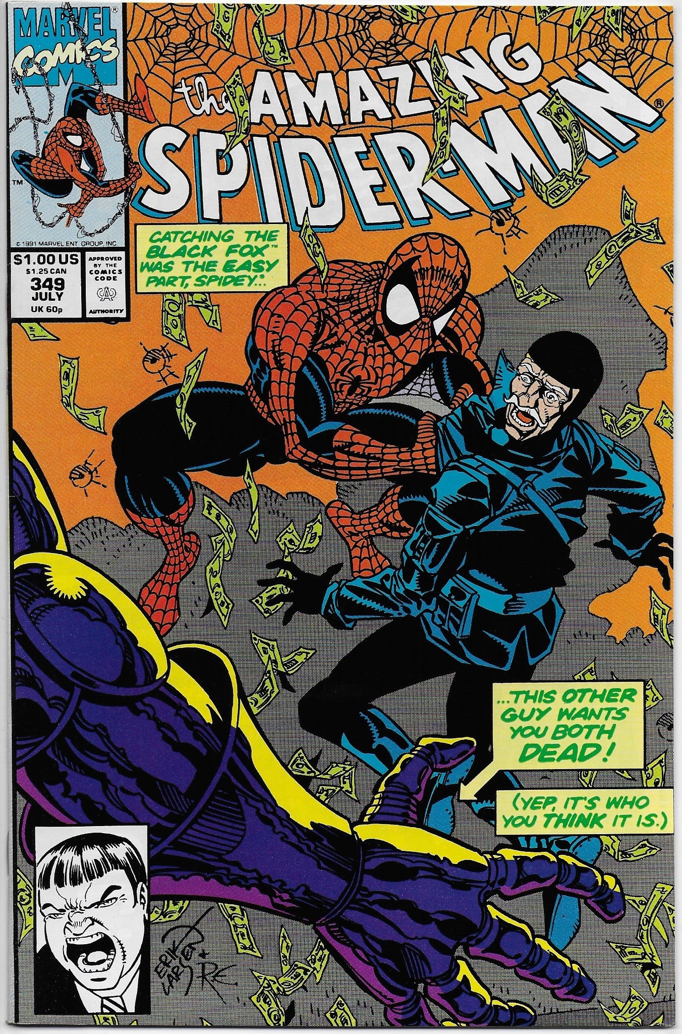 amazing spider-man 349