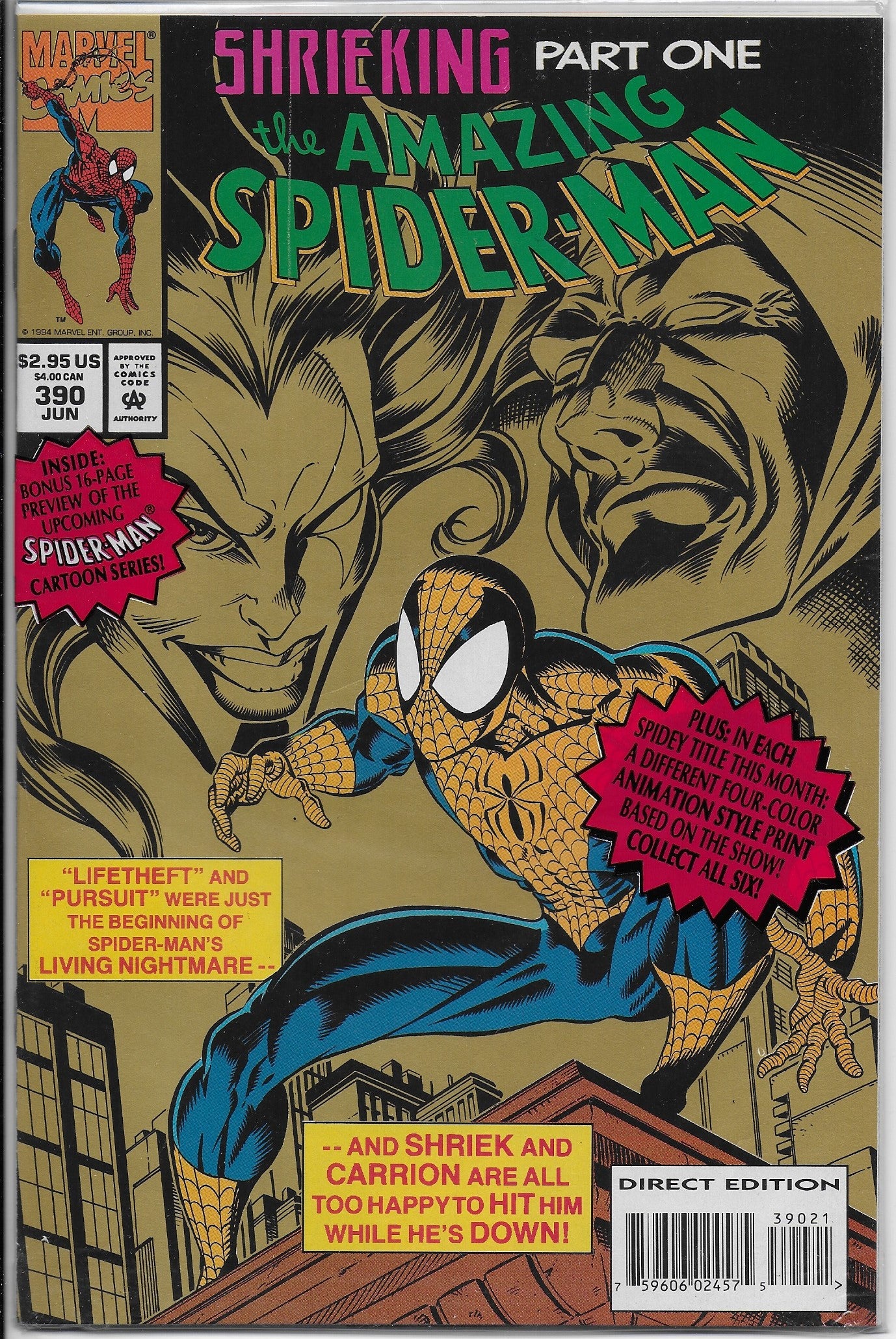 amazing spider-man 390