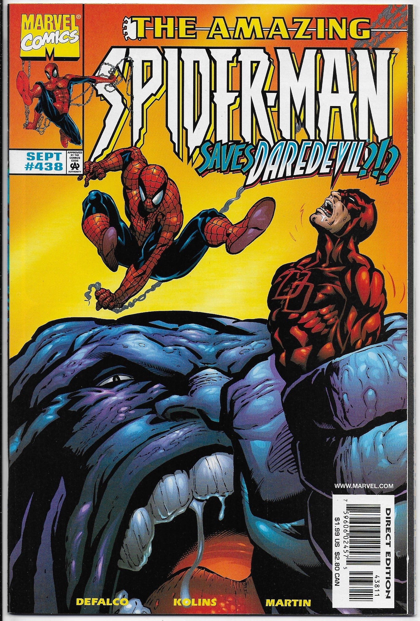 amazing spider-man 438