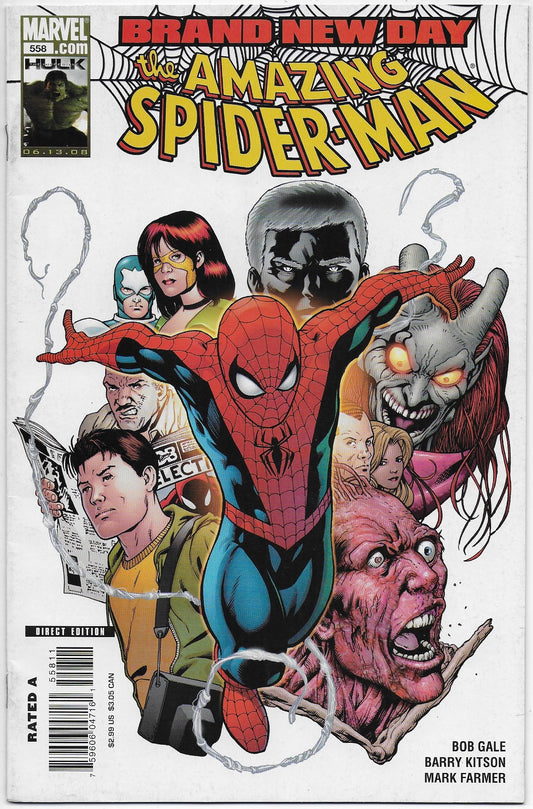 amazing spider-man 558