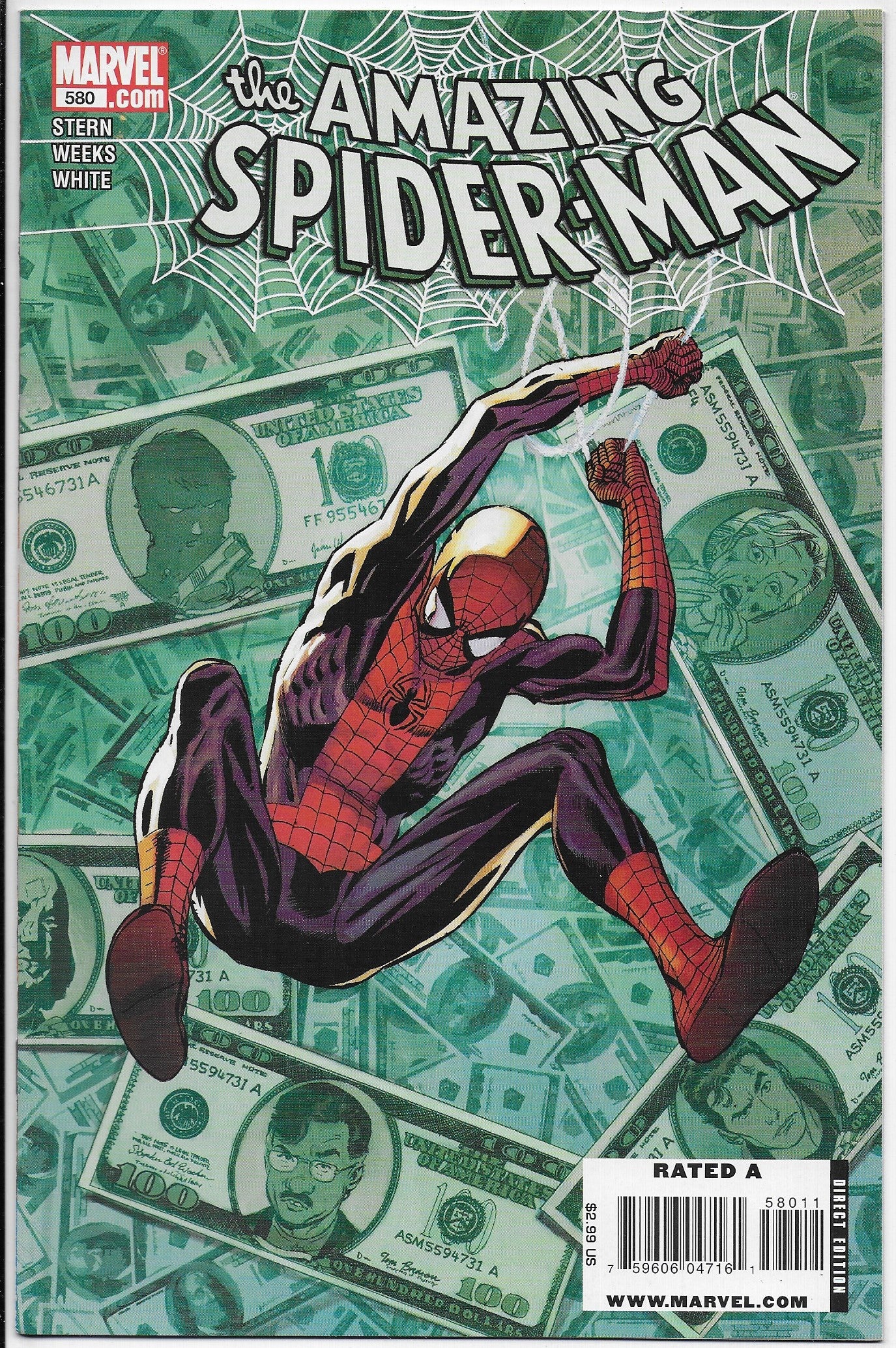 amazing spider-man 580