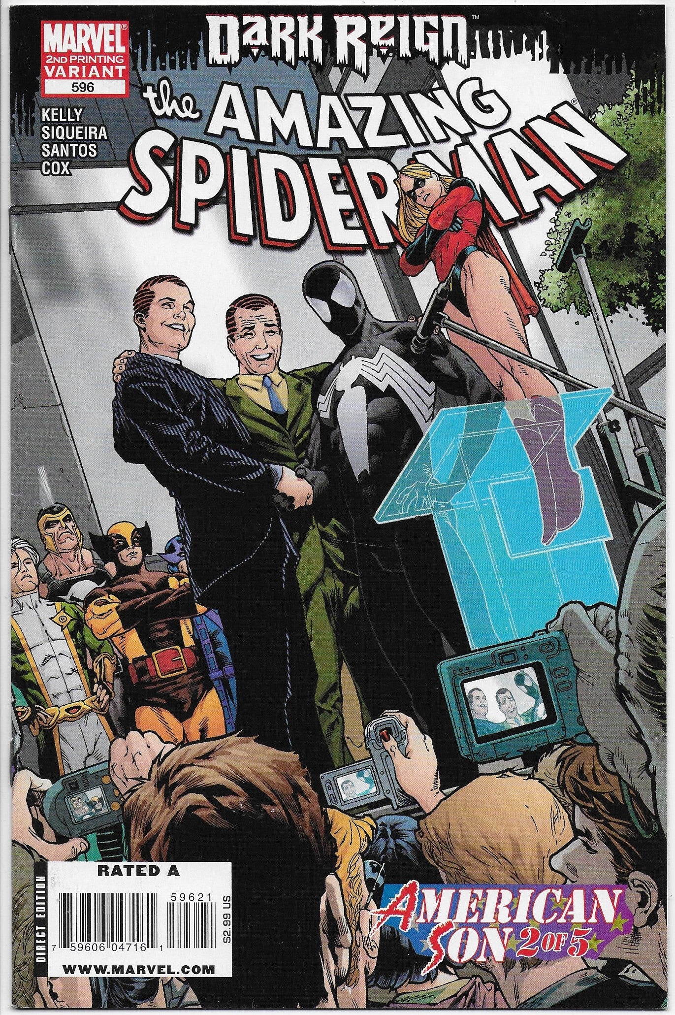 amazing spider-man 596
