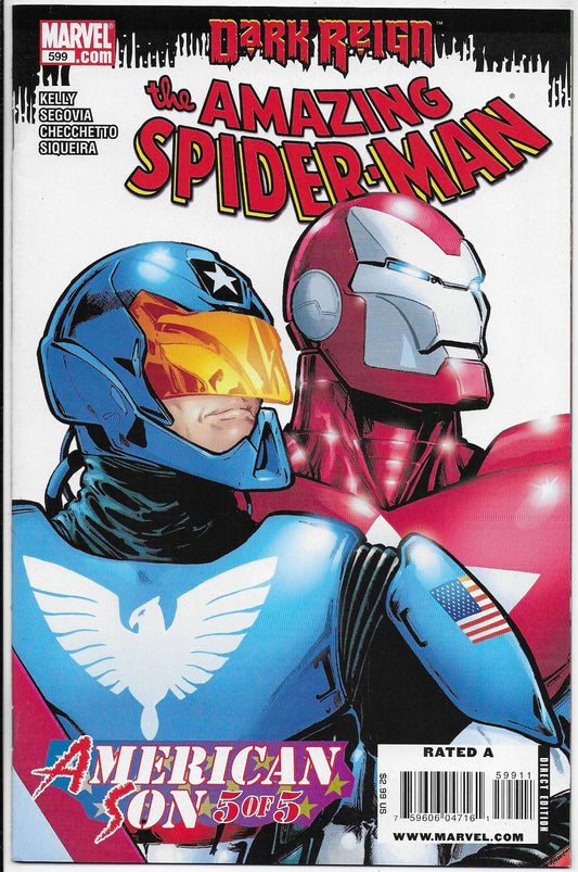 amazing spider-man 599