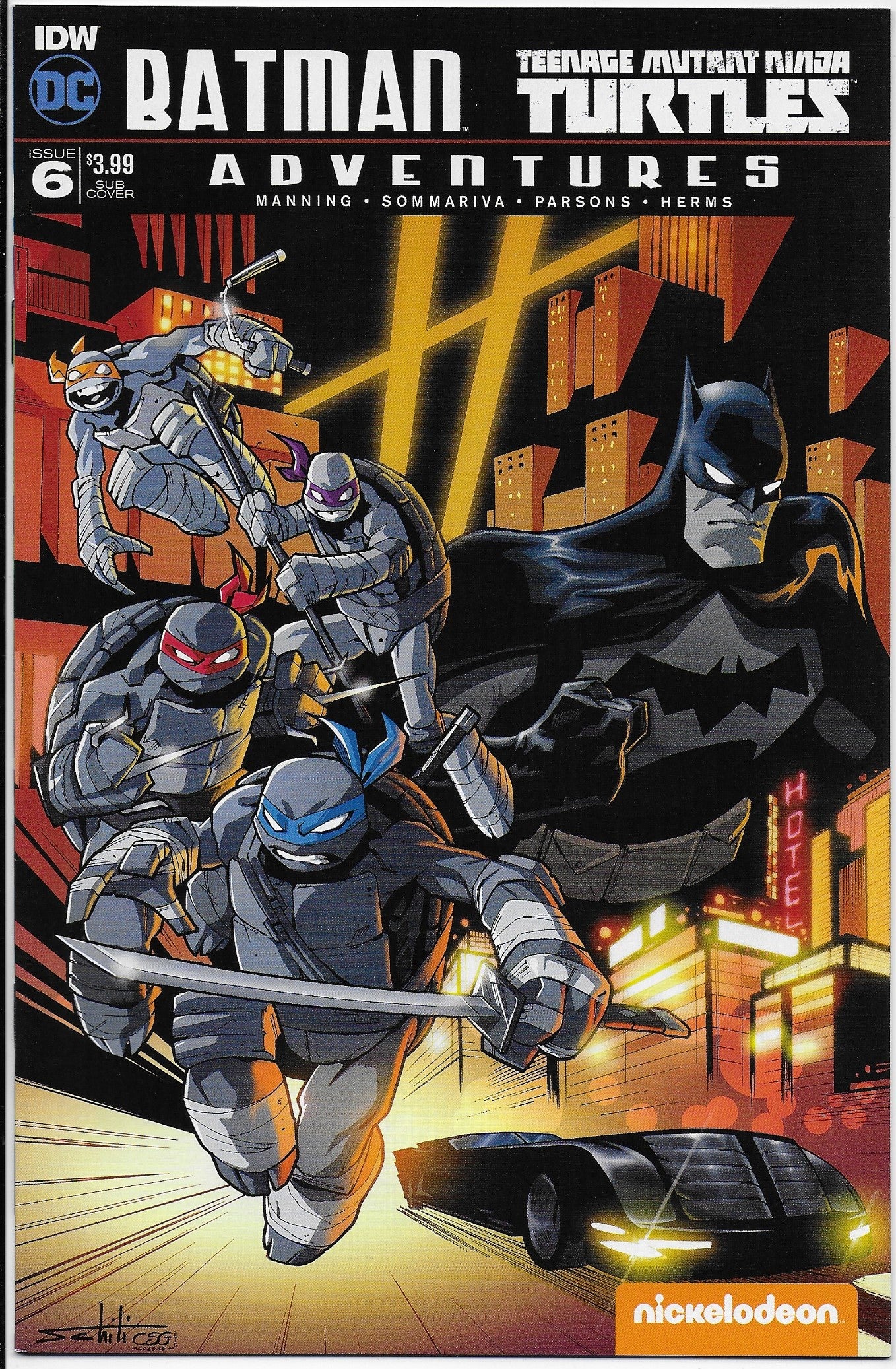 batman/teenage mutant ninja turtles adventures 6